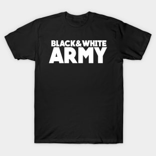 Black And White Army T-Shirt